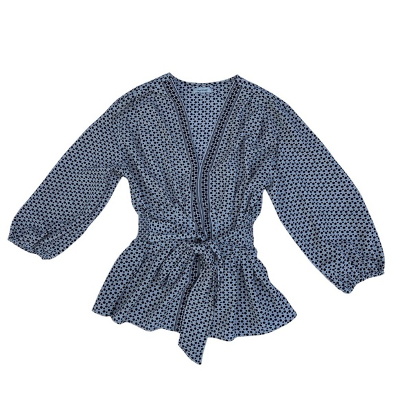 Max Studio Tops - MAX STUDIO  women’s black and white sleeve 3/4 size XL